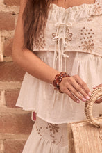 Zuma Two-Piece Tortoise Resin Bead Bracelet Set - ShopPromesa