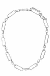 Havenhurst Silver Paperclip Chain Necklace - ShopPromesa