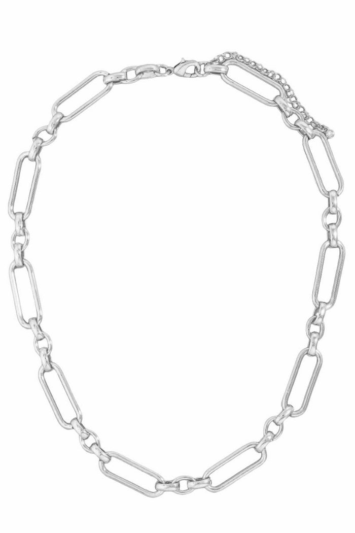 Havenhurst Silver Paperclip Chain Necklace - ShopPromesa
