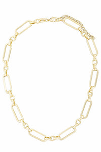 Marmont Gold-Dipped Paperclip Chain Necklace - ShopPromesa