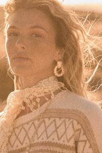 Beverly Gold Twisted Door Knocker Earrings - ShopPromesa