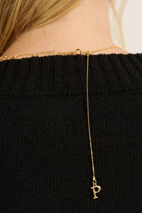 Brentwood Pavé Initial Necklace - ShopPromesa