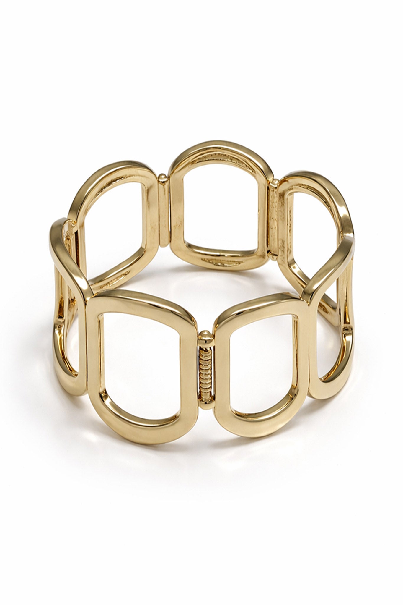 Westwood Gold Geometric Hinge Bangle Bracelet - ShopPromesa