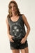 Malibu Beach California Raw-Edge Graphic Tank Top - ShopPromesa