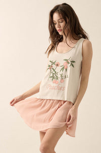 Perfect Peaches Vintage-Print Graphic Tank Top - ShopPromesa