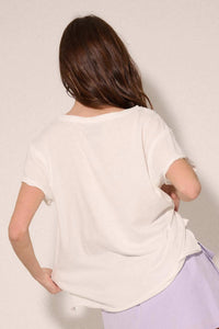 California Bear Vintage-Print Raw-Edge Graphic Tee - ShopPromesa