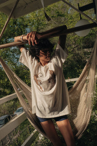 Terrific Tigers Oversized Distressed Graphic Tee - ShopPromesa