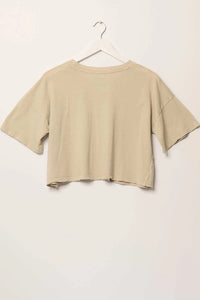 1990 Cropped Vintage-Print Graphic Tee - ShopPromesa