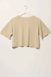 1990 Cropped Vintage-Print Graphic Tee - ShopPromesa