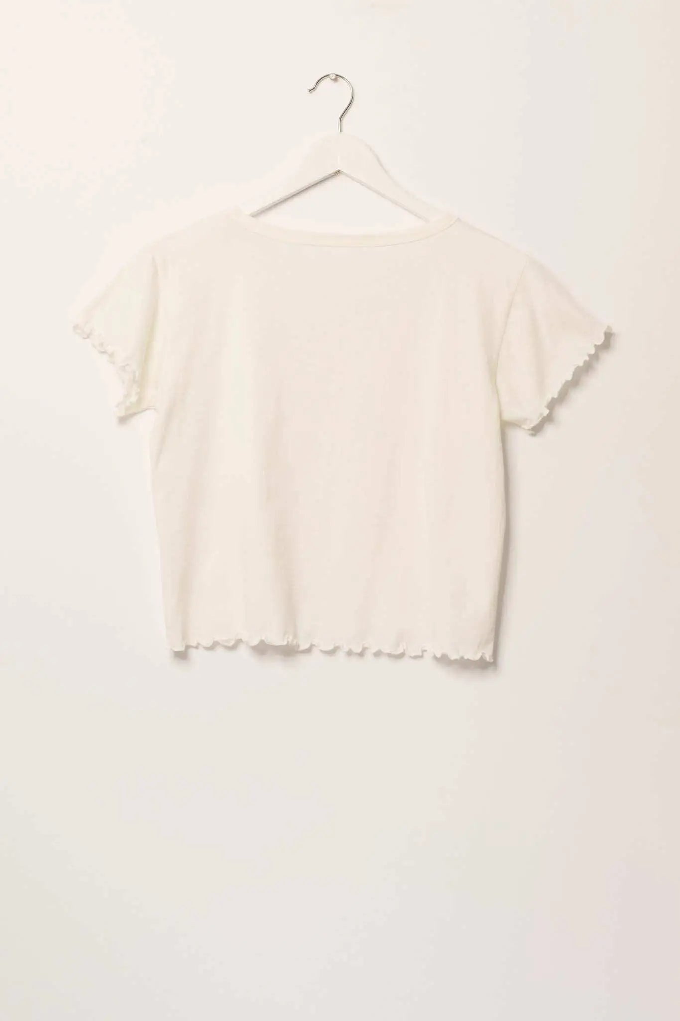 Power of Peace Lettuce-Edge Graphic Baby Tee