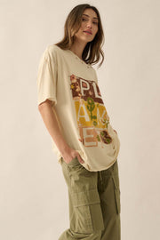 Planet Earth Vintage-Wash Distressed Graphic Tee - ShopPromesa