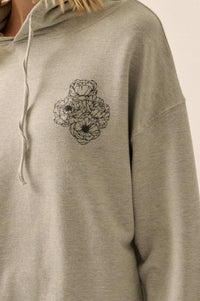 Cosmic Soul Vintage-Print Graphic Hoodie - ShopPromesa