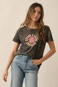 Spread a Little Sunshine Vintage-Wash Graphic Tee - ShopPromesa