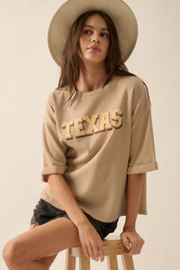 Texas Toasty Thermal Half-Sleeve Graphic Tee - ShopPromesa