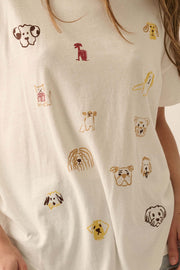 Doodle Dogs Hand-Drawn Graphic Tee - ShopPromesa