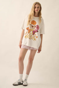 Butterfly Fantasy Distressed Oversize Graphic Tee - ShopPromesa