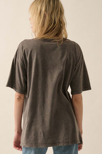 Lovely Leopard Distressed Oversize Graphic Tee - ShopPromesa