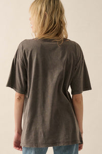 Lovely Leopard Distressed Oversize Graphic Tee - ShopPromesa