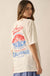 Los Angeles Music Distressed Oversize Graphic Tee - ShopPromesa