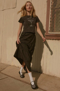 Pour Decisions Martini Cropped Graphic Baby Tee - ShopPromesa