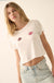 For the Shell of It Cropped Graphic Baby Tee - ShopPromesa