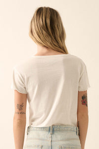 For the Shell of It Cropped Graphic Baby Tee - ShopPromesa