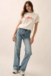 Love From Me Vintage-Print Graphic Tee - ShopPromesa