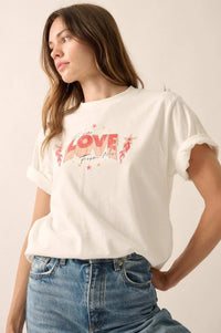 Love From Me Vintage-Print Graphic Tee - ShopPromesa
