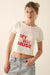 My Own Muse Cropped Graphic Baby Tee - ShopPromesa