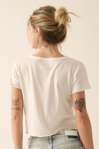 My Own Muse Cropped Graphic Baby Tee - ShopPromesa