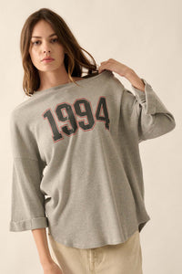 1994 Three-Quarter Sleeve Thermal Graphic Tee - ShopPromesa