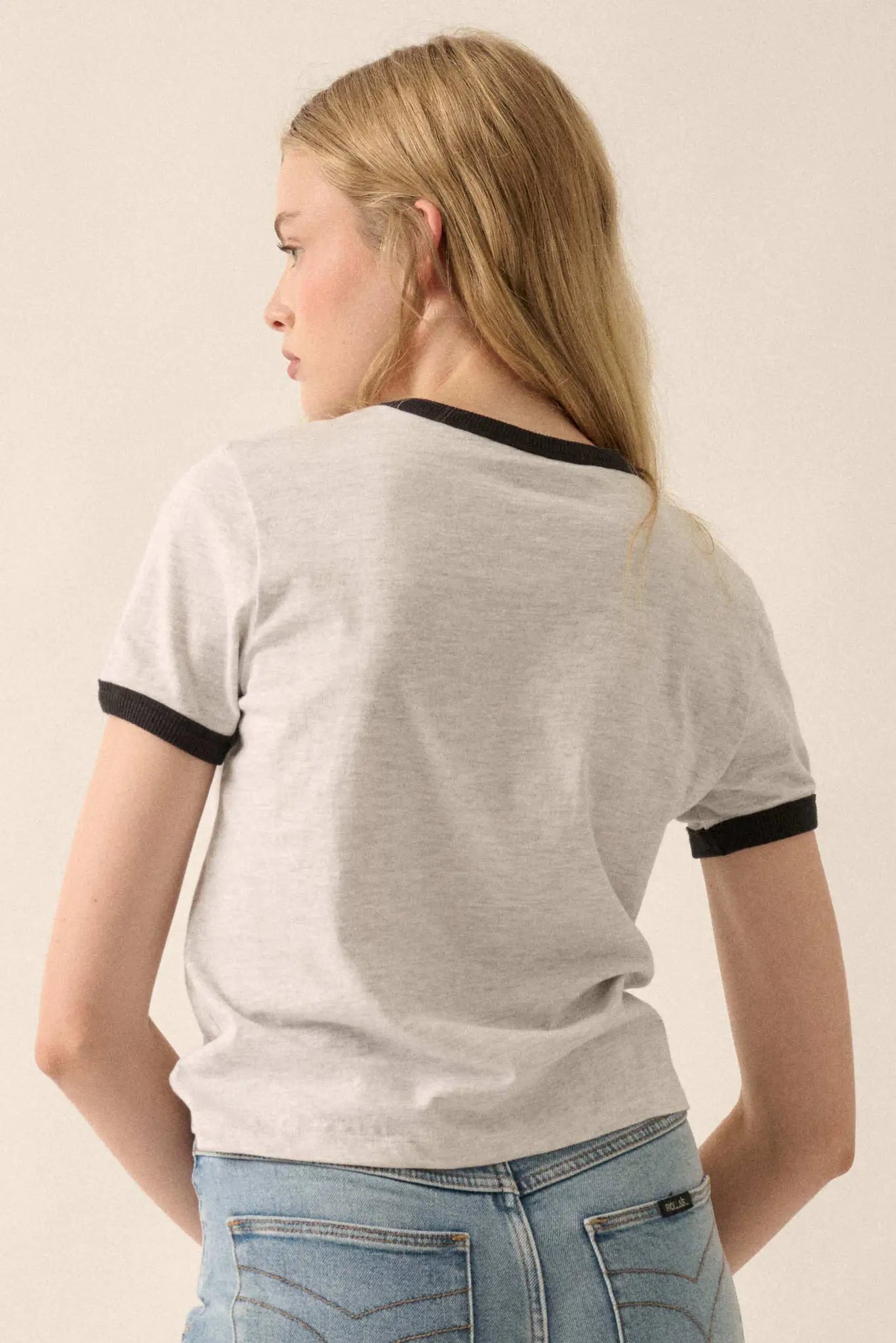 It's Not My Fault Vintage-Print Graphic Ringer Tee - ShopPromesa