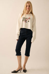 Hot 95 Racing Cropped Thermal Graphic Top - ShopPromesa