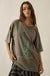 Lady Liberty Vintage-Wash Oversize Graphic Tee - ShopPromesa
