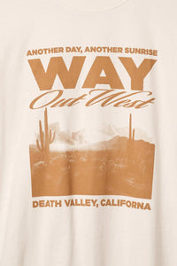 Way Out West California Oversize Graphic Tee - ShopPromesa