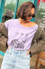 Cowgirl in Love Cropped Long-Sleeve Graphic Tee