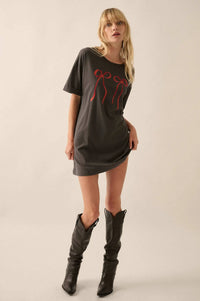 Envision Greatness Vintage-Print Tiger Graphic Tee - ShopPromesa