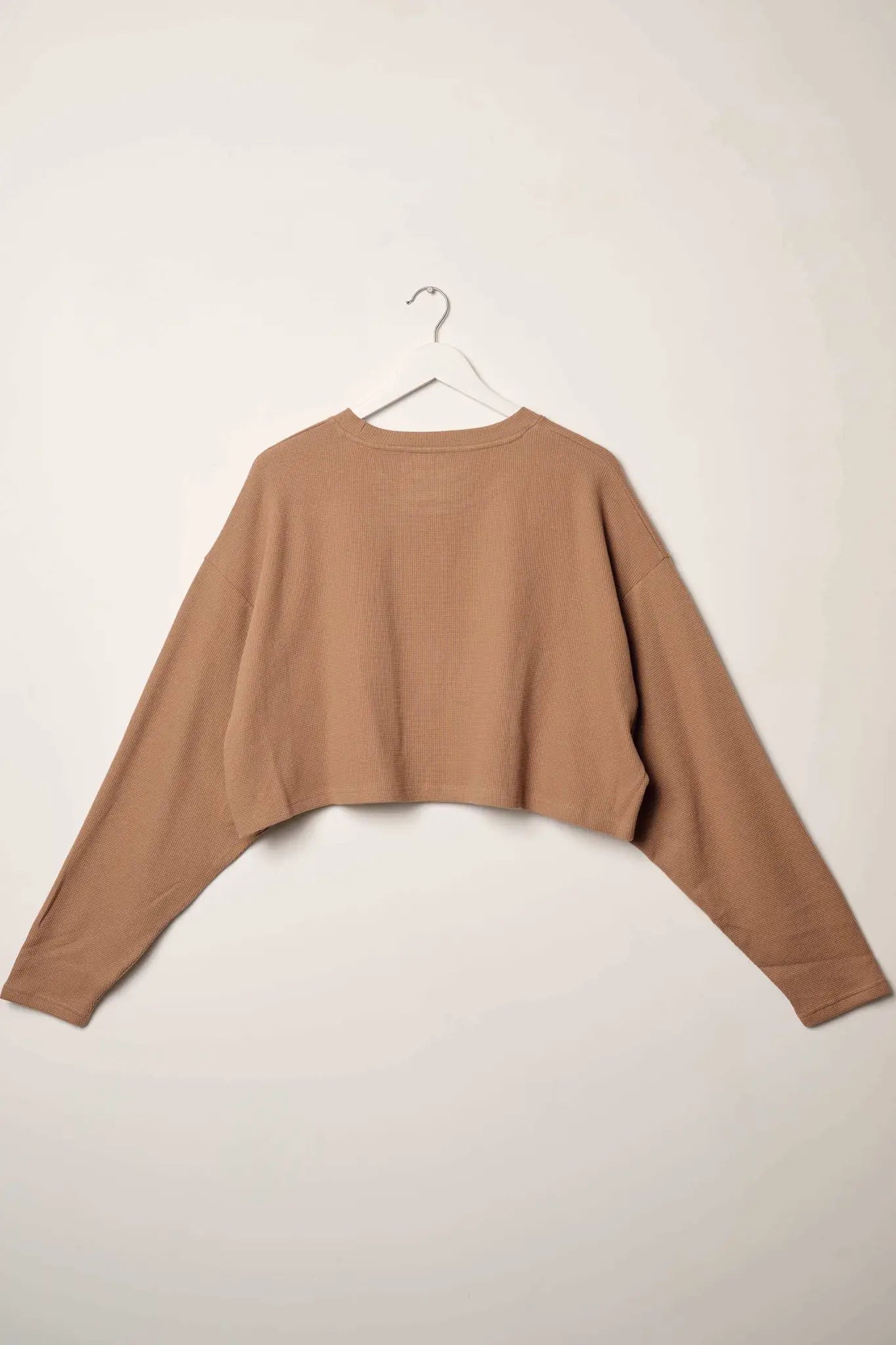 Saddle Up & Ride Cropped Thermal Graphic Top - ShopPromesa