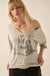 Dirt on My Boots Vintage-Wash V-Neck Graphic Tee - ShopPromesa