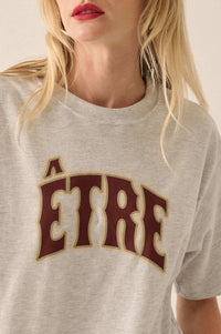 Etre Credit Loose-Fit Heather Graphic Tee - ShopPromesa