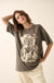 Tiger Moon Oversized Distressed Graphic Tee - ShopPromesa