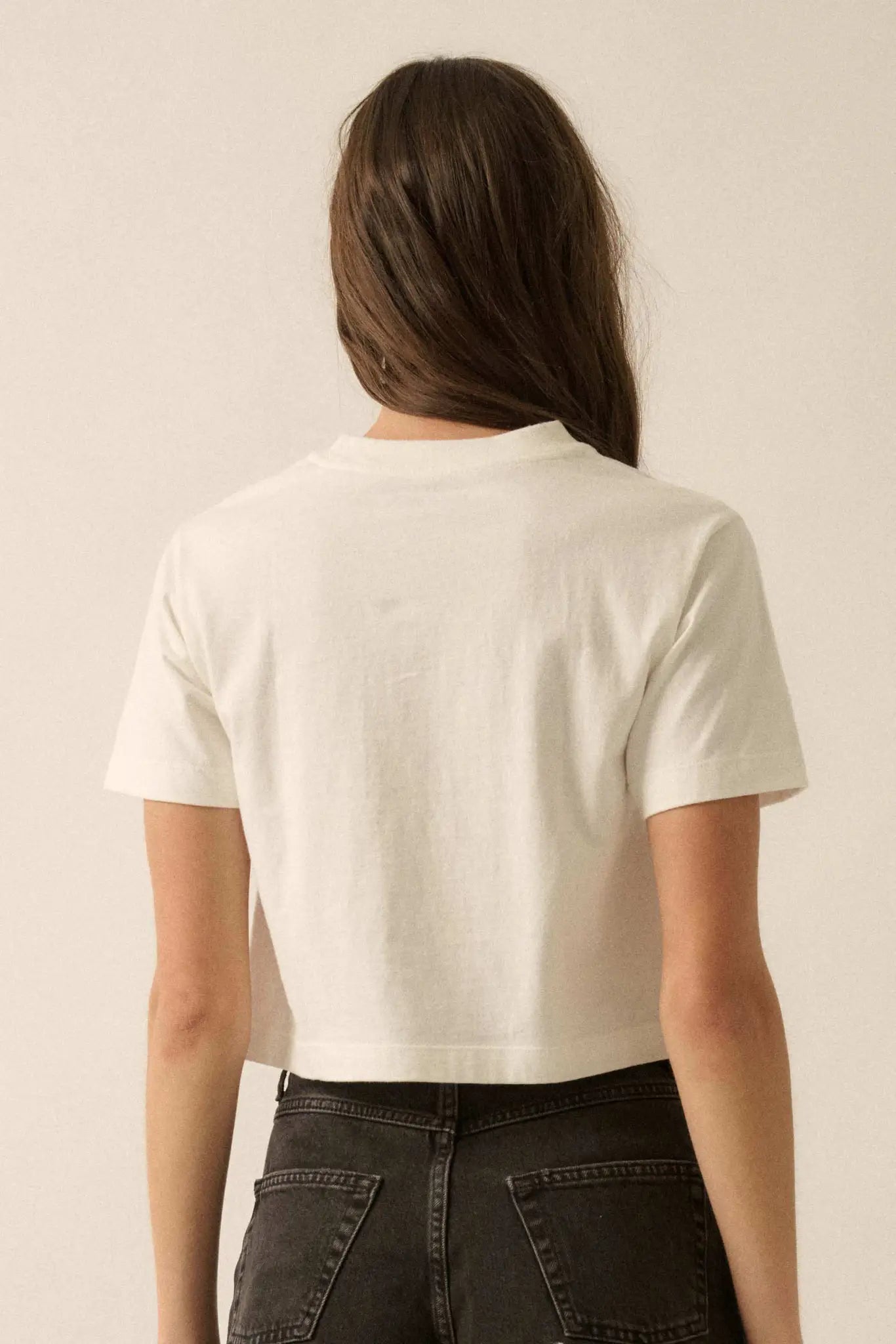 Wild About You Cropped Cowboy Graphic Baby Tee - ShopPromesa