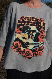 Wild West Cowgirls Thermal Graphic Tee - ShopPromesa
