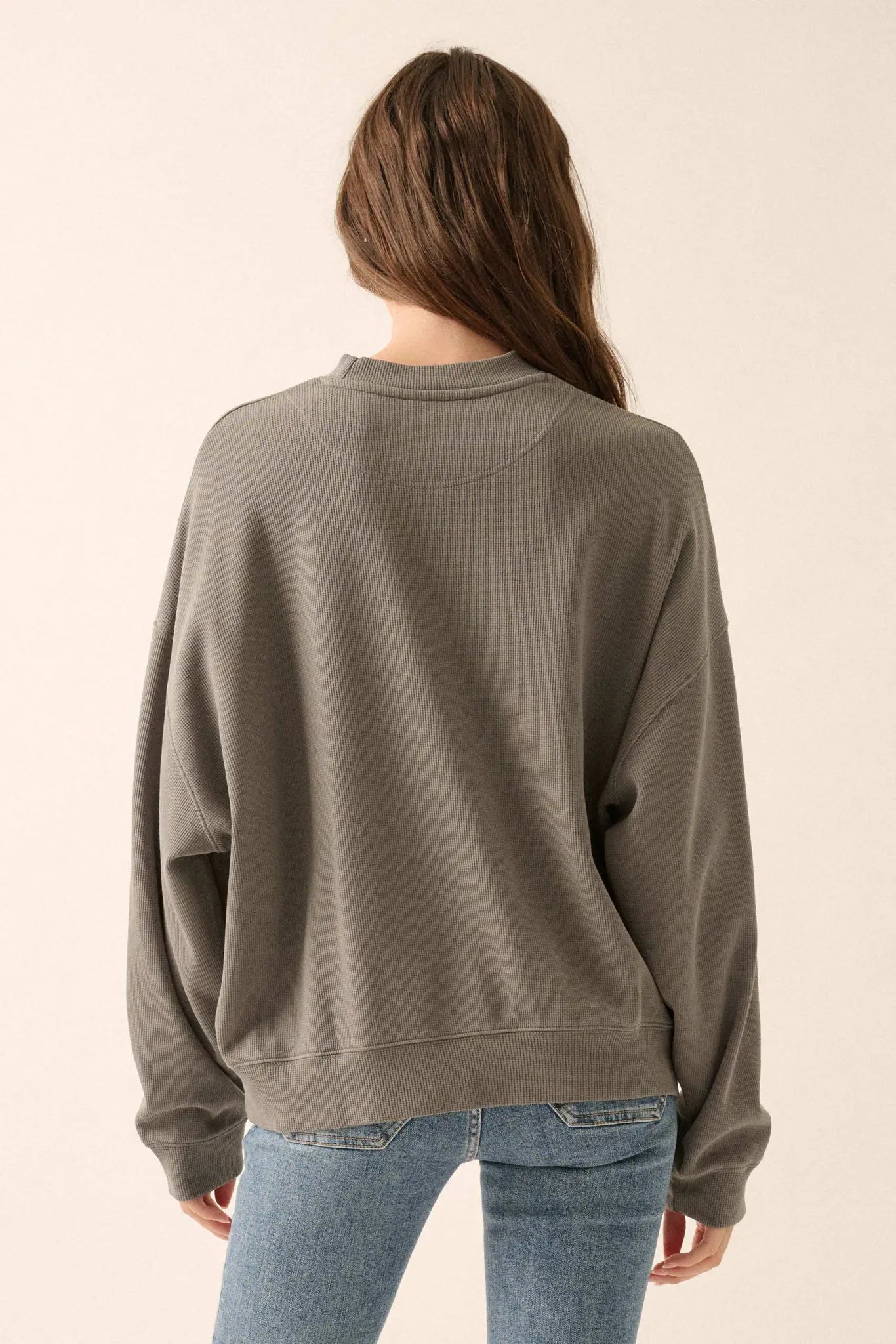 Ace of Spades Oversize Thermal Graphic Top - ShopPromesa