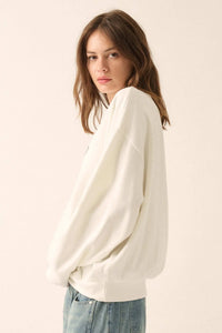 Whale of a Time French Terry Graphic Sweatshirt - ShopPromesa