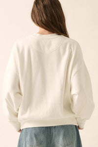 Whale of a Time French Terry Graphic Sweatshirt - ShopPromesa