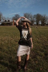 Wild Card Cowboy Distressed Graphic Tee - ShopPromesa