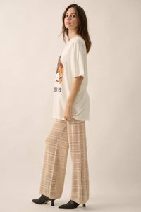 Hold Your Horses Oversize Distressed Graphic Tee - ShopPromesa