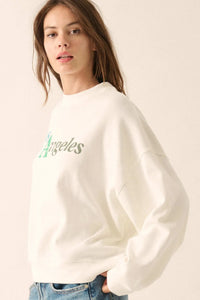 Los Angeles Vintage-Print Thermal Graphic Top - ShopPromesa