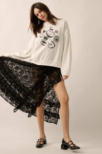 Fab Fruit Oversize Thermal Graphic Top - ShopPromesa